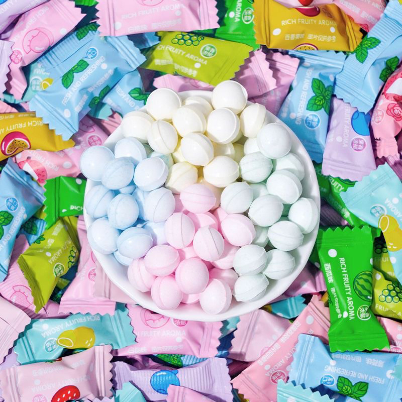 🍬 🍬Kẹo vitamin C mini vị hoa quả thơm không đường the mát