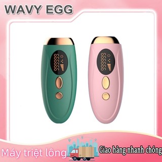 Máy triệt lông cầm tay IPL hàng chính hãng, máy triệt lông tay, lông nách, vùng kín，tặng kính và dao cạo