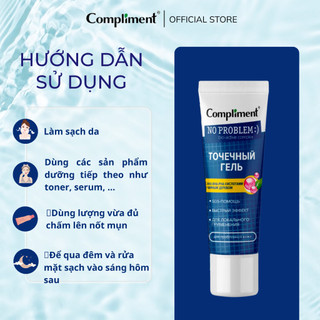 Gel Chấm Mụn AHA - BHA - PHA Compliment No Problem SOS 25ml