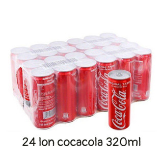 thùng 24 lon nước ngọt có ga Cocacola 320ml