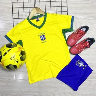 Quần áo đá banh trẻ em Brazil 2024
