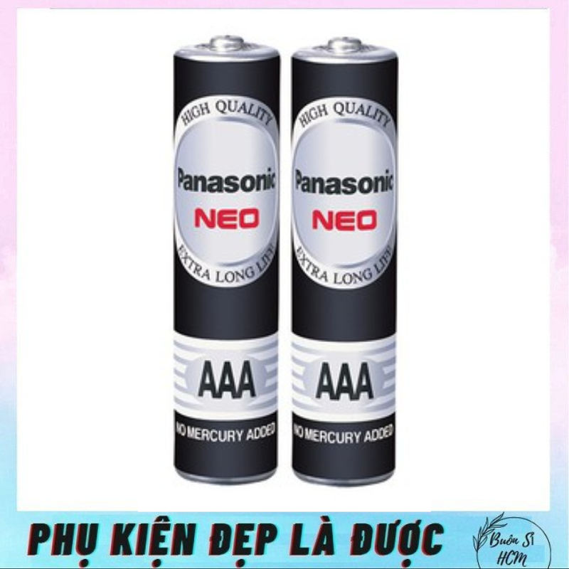 Combo 2 Pin AAA Panasonic R03NT/2S (Vỉ 2 Viên)