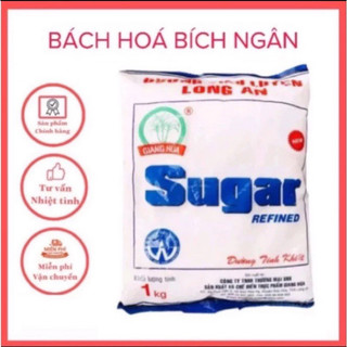 Đường Tinh Luyện Long An cát trắng 500gram ,1kg