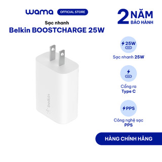 Adapter sạc nhanh boost↑charge™ 25w usb-c pd belkin - wca004dqwh