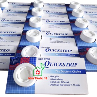 Que thử thai nhanh Quick strip - phát hiện thai sớm, nhanh chóng, tiện lợi