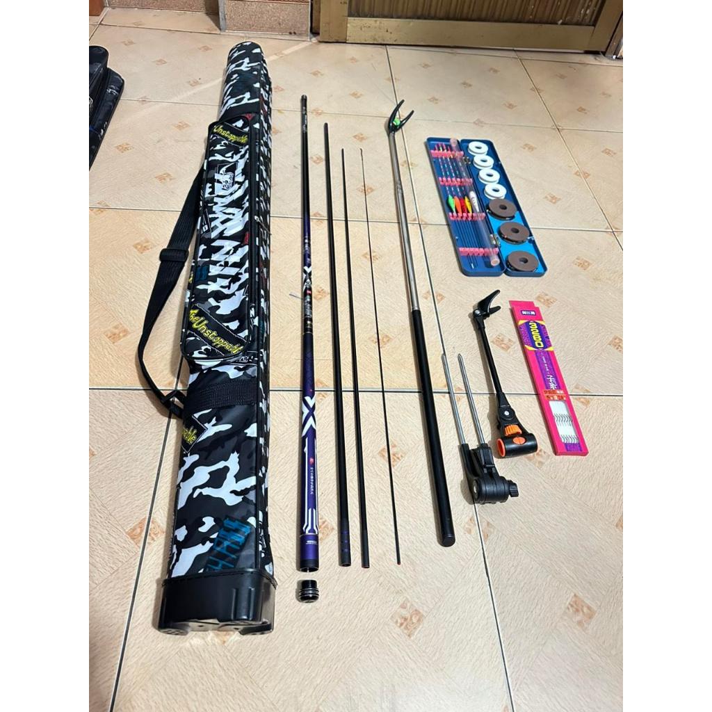 Combo cần câu cá Huyền ảnh 5h-28i và Đủ phụ kiện như hinh
