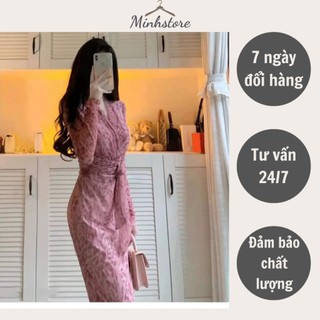 Đầm body thắt eo tôn dáng phong cách cổ điển
