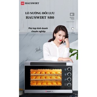 (Hỏa tốc) Lò nướng đối lưu Hauswirt S80 (new 2023) dung tích 76 lít