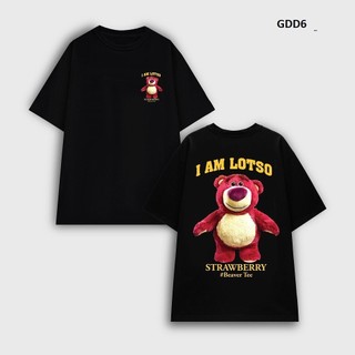 [VẢI COTTON ]Áo Thun GẤU LOSTO form rộng tay lỡ chất vải cotton 100% mềm mại 260Gsm Local brand- AC180