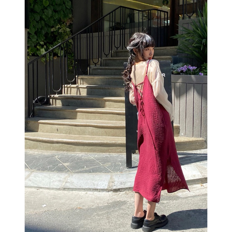 pass áo sheer magenta [CHỈ ÁO KHÔNG VÁY]