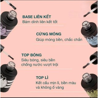 Base top cứng móng OUBOLI(chai 20ml)