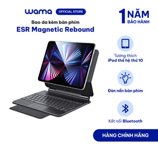  Bao da Ipad ESR Magnetic Rebound có kèm bàn phím Ốp lưng Ipad thiết kế tinh giản bằng da 