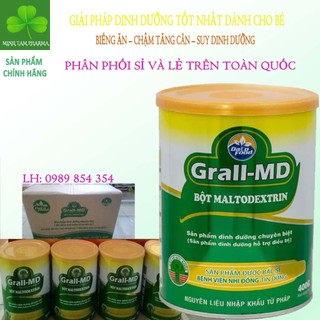 Bột Grall MD hộp 400gr dạng lon