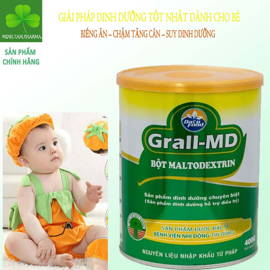 Bột Grall MD hộp 400gr dạng lon