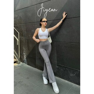  SET áo Jiyeon trắng x Quần HeeJin loe xám CHUHEE 