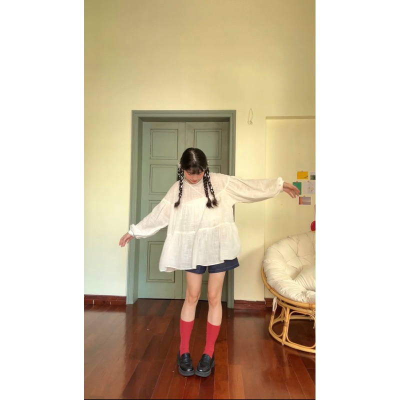 Áo babydoll Bora 18made ✿ 𝐁𝐲 𝐄𝐢𝐠𝐡𝐭𝐞𝐞𝐧 𝐀𝐠𝐚𝐢𝐧