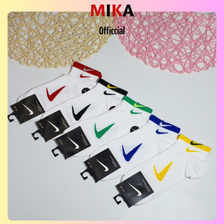 Tất cổ ngắn nữ nam logo Nike 5 màu, chất liệu mềm mỏng thoáng khí giúp giảm tiết mồ hôi ngừa hôi chân MIKA001