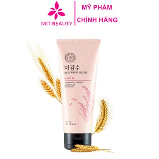 Sữa rửa mặt The Face Shop gạo Hàn Quốc 150ml Mit Beauty làm sáng da sạch sâu bã nhờn trong lỗ chân lông