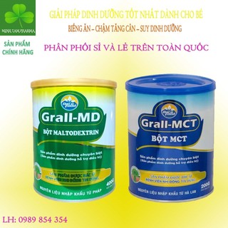 Combo 1 lon grall MD và 1 lon grall mct