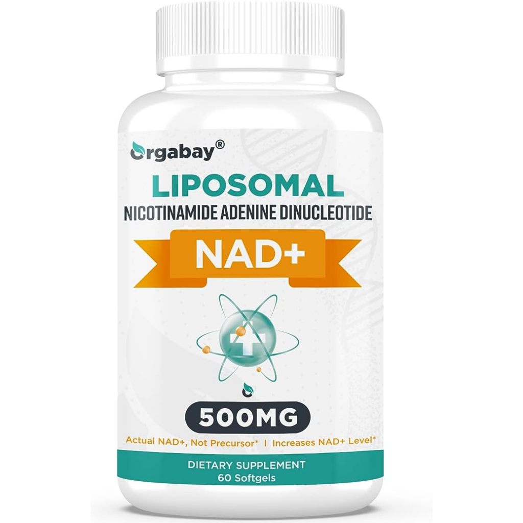 Orgabay Viên NMN Liposomal NAD+ 500mg Chống Lão Hóa, Sửa Chữa Tế Bào Nicotinamide Mononucleotide 60v