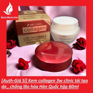 [Auth] Kem collagen 3w clinic dưỡng trắng tái  tạo da, chống lão hóa lọ 60ml