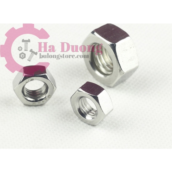 Ecu inox M3,M4,M5,M6,M8,Combo 100 chiếc