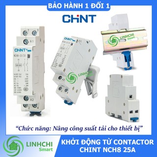 Contactor Khởi động từ 1 pha hiệu CHINT NCH8 25A/40A/63A 1pha/ 3 pha- BH 12 Tháng (Tùy chọn)