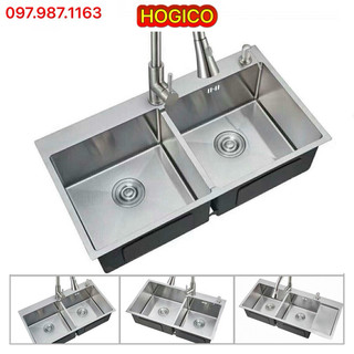 Chậu rửa bát đũa inox 304, chậu đúc