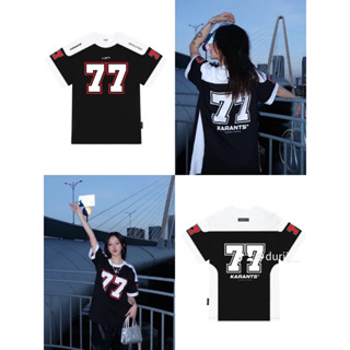   T  Áo Thun Bóng Rổ Số 77 Tay Ngắn Kiểu retro Mỹ Cá Tính Áo Số 77 Form Unisex Chất 100% Cotton Siêu Đẹp Hotrend 2024 