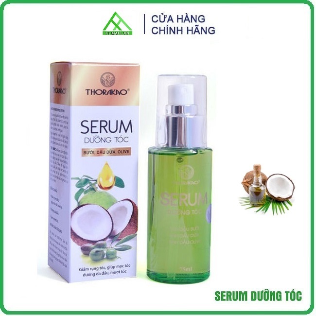 THORAKAO SERUM DƯỠNG TÓC 75ML (TINH DẦU DỪA, BƯỞI, OLIVE)