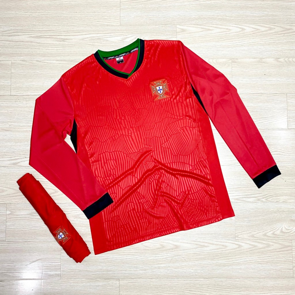 Quần áo bóng đá tay dài các đội tuyển 2023 logo thêu Vải thun lạnh cao cấp B2