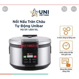 Nồi nấu trân châu tự động Unibar UBS-16 Plus