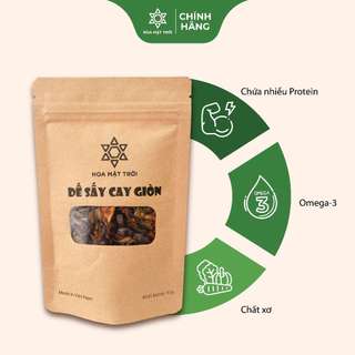 Dế Sấy Cay Giòn thực phẩm sấy làm đồ nhậu HOA MẶT TRỜI FARM