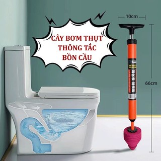 Cây thông bồn cầu, Cây bơm thụt tắc ngẽn bồn cầu cống dùng trong gia đình, Thông bồn cầu
