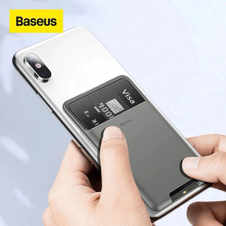 Ví Đựng Thẻ Gắn Lưng Điện Thoại Baseus Case Đựng Thẻ Siêu Mỏng Gắn Lưng Điện Thoại Silicon 3M
