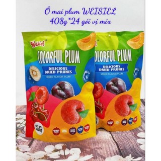 Ô mai mix 6 vị plums gói 408g