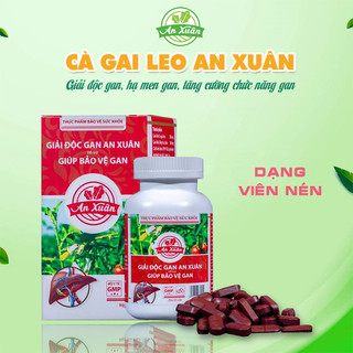 Cà gai leo An Xuân hộp 60 viên nén - Hỗ trợ ngăn ngừa các vấn đề về gan