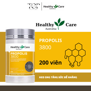 Keo ong tăng khả năng đề kháng healthy care propolis 3800mg của úc 200 viên