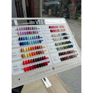 Set sơn Lisiji 80 màu kèm bảng