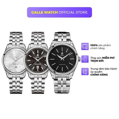 Đồng hồ nam Ernest Borel GS906 kính Sapphire cao cấp, chịu nước 5ATM, dây thép đeo tay cao cấp, chính hãng Thụy Sỹ