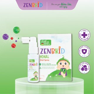 Zenbkid Honal Dạng xịt giảm ho, tiêu đờm đồng thời giúp tăng cường sức đề kháng cho trẻ
