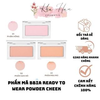 Phấn má hồng Bbia Ready To Wear Powder Cheek (Apricot Edition)