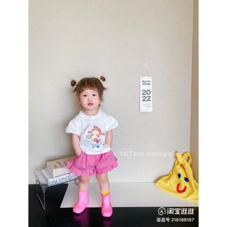 Bộ cộc bé gái cheers xinh xắn chất liệu cotton mềm mát 8-18kg ( ảnh thật shop chụp )