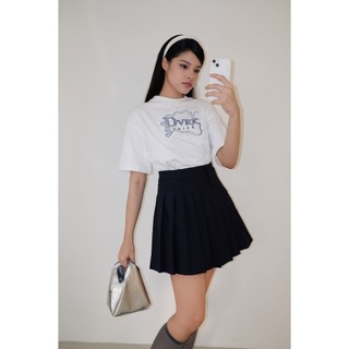 DVRK - Chân Váy Xếp Ly Hai Lưng Two Belts Màu Xanh Midnight Blue-DVRK-23W