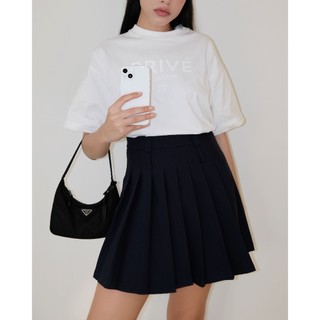 DVRK - Áo Thun Boxy Tee In Nổi Logo Privé Hidden Màu Trắng-DVRK-24SS
