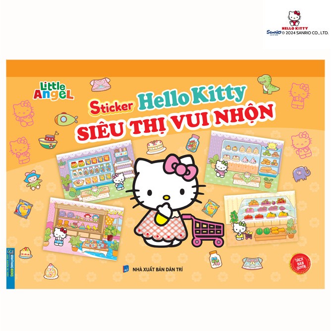 sách - Sticker Hello kitty - Siêu thị vui nhộn