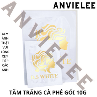Gốc60k hsd12.24 1gói 10g tắm trắng cà phê d.s white dạng bột hòa cùng sữa tắm thanh lý auth