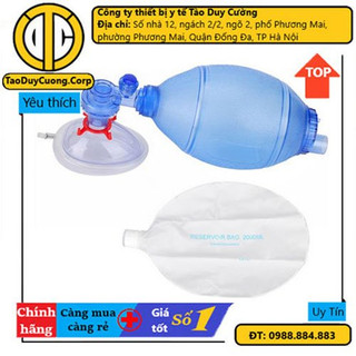 Bóng bóp Ambu cấp cứu oxy tập thở