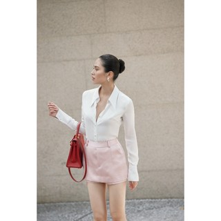 Hbz510 - celine skirt - hồng