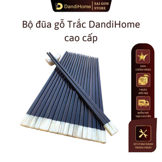 Bộ đũa gỗ trắc DandiHome cao cấp